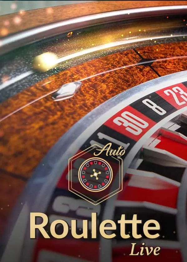 Auto Roulette Live vertical game poster